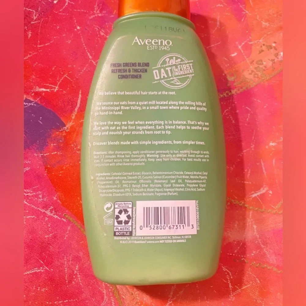 🛍️Aveeno Fresh Greens Blend Refresh And Thicken Conditioner , 12 fl oz💥